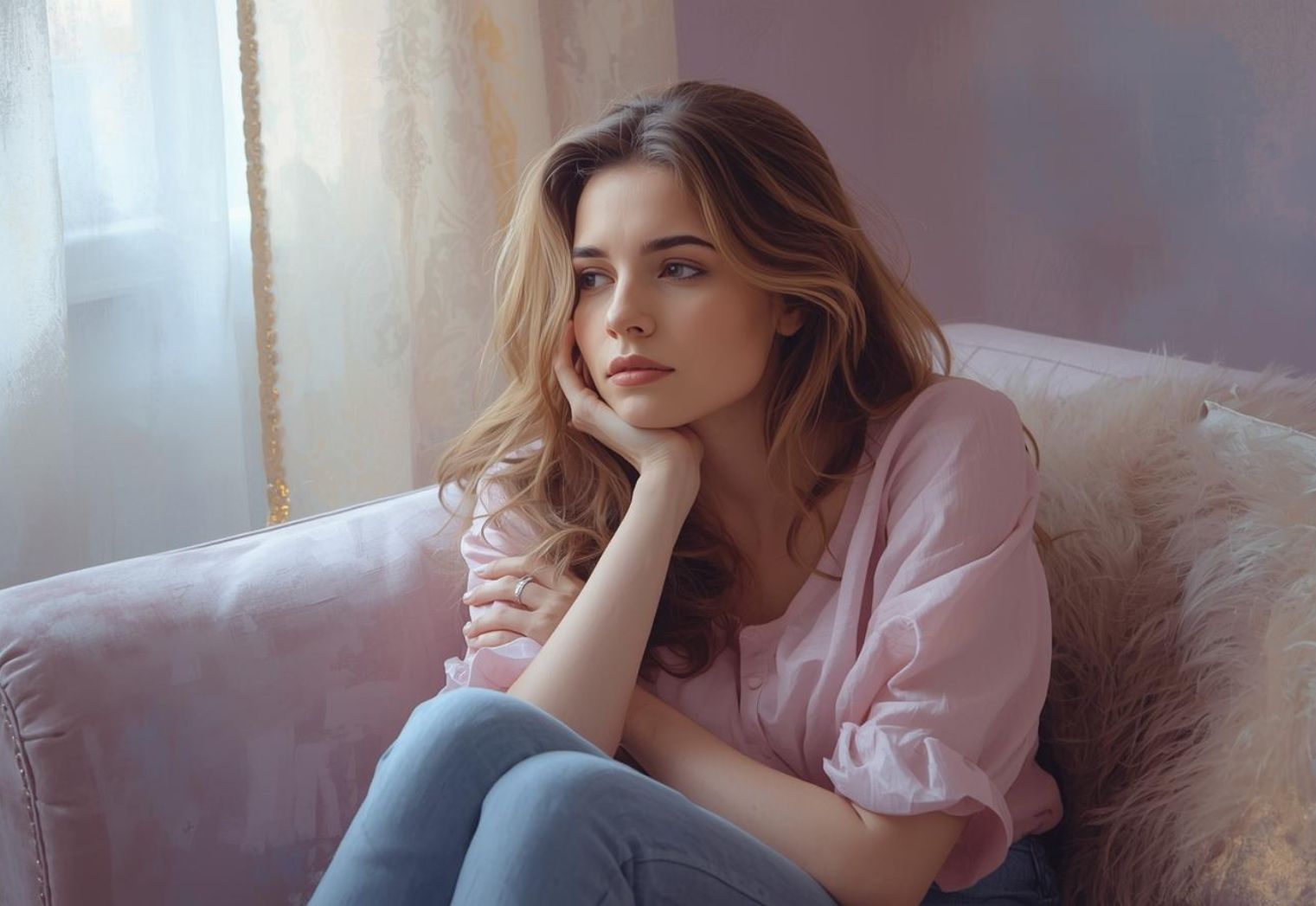 Vrouw met verlatingsangst