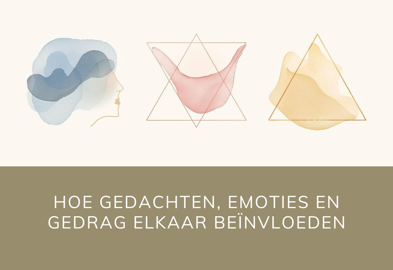 Blog hoe gedachten emoties en gedrag elkaar beïnvloeden