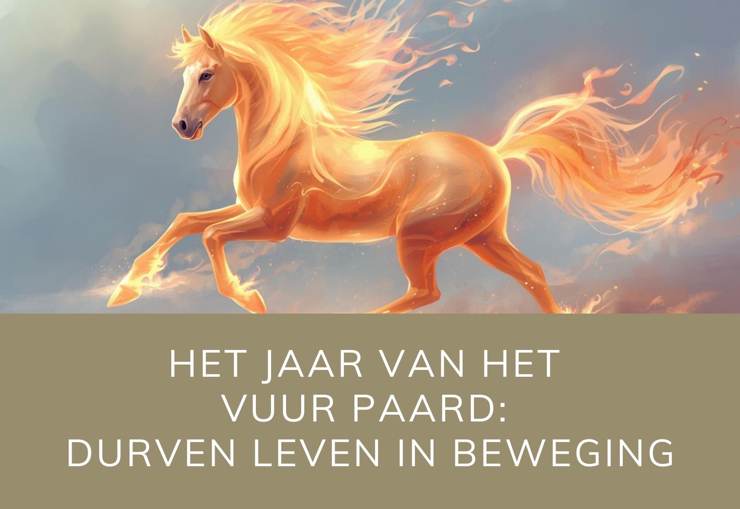 Het jaar van het Vuur Paard: durven leven in beweging